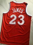 Maillot de Basket #23 James Cleveland Cavaliers authentique orange